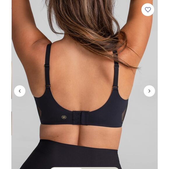 Honey Love Runway Cross Over Bra Size XL Undergarment GUC Black Comfort Lined - Picture 2 of 11